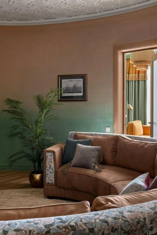 Реализованный интерьер квартиры, площадью 142 кв. 02