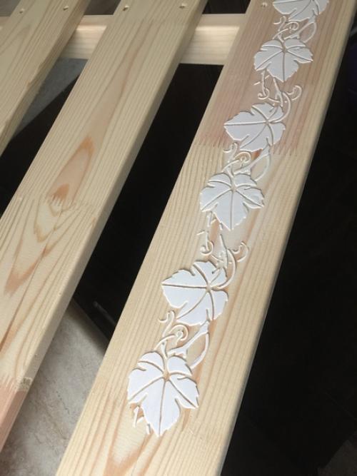 Решила все-таки начать делать скамейку: лето закончилось, а лавочка так и не сделана. 05