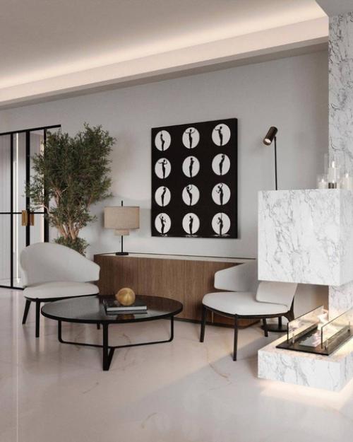 Как же круто и стильно выглядит данный интерьер! 02