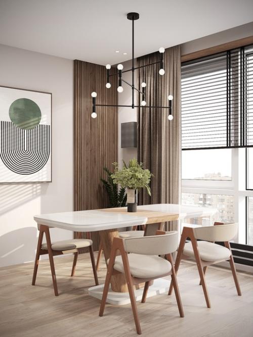 Новые правки по гостиной и кухне в ЖК Наука закончили. 04