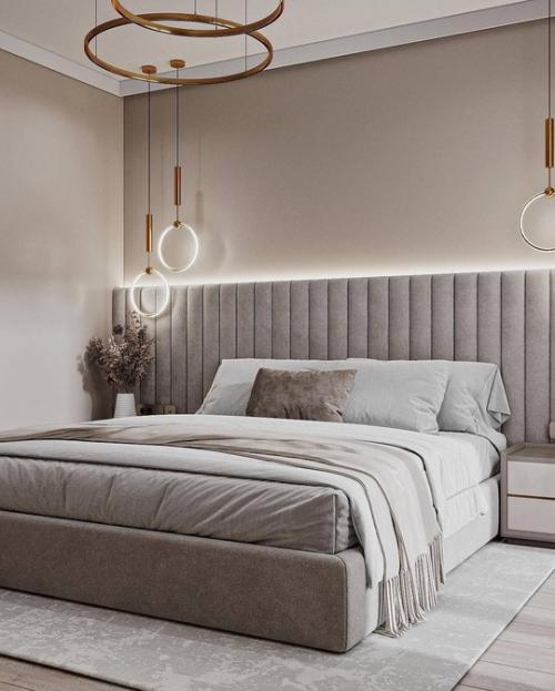 Интерьер частного дома оформлен в современном стиле с использованием натуральных материалов и минималистичной мебели. 04