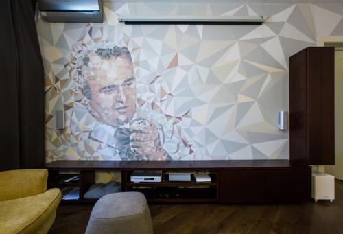 Часть 1.  Дизайн - студия Uniquely спроектировала и реализовала проект двухкомнатной квартиры площадью 60 квадратных метров в центре Москвы. 03