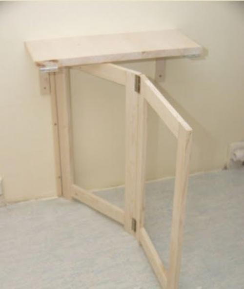 Практичный складной столик для маленькой квартиры. 06