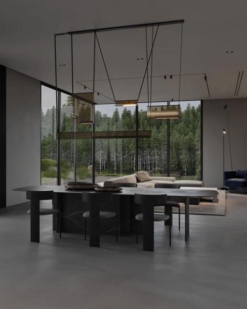 Эстетика этого дома предполагает единение с природой и отсутствие лишних элементов дизайна. 01