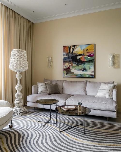 Ирина Киреева и Анна пиuскун, студия Dots& Points, спроектировали интерьер квартиры для своих давних заказчиков. 01