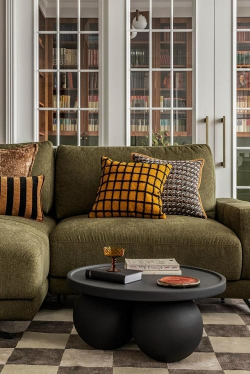 Реализованный интерьер квартиры, площадью 115 кв. 05