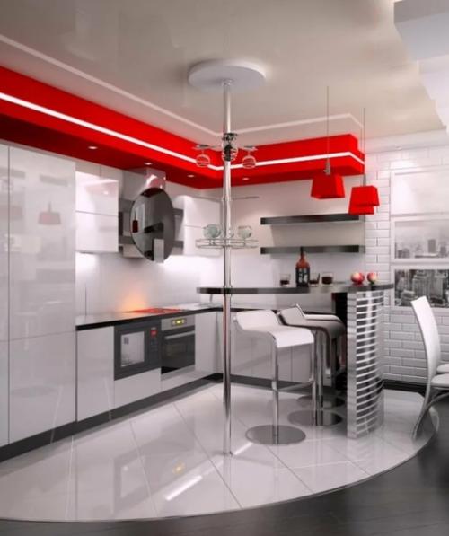 В России интерьеры хай - тек полюбили в 90-х, хотя сам стиль возник двадцатью годами раньше, и в архитектуре. 05