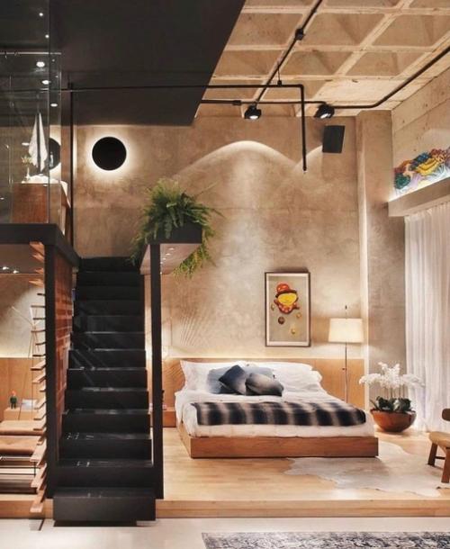 Дерево в интерьере - нестареющий элемент дизайна. 02