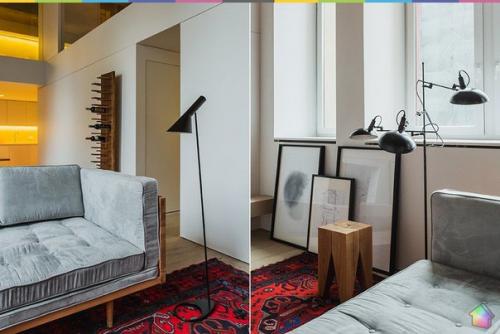 Двухэтажный лофт на Рижской с дагестанскими коврами ч. 1. 02