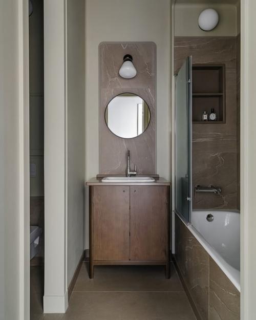 Реализованный интерьер квартиры для недавнего выпускника медицинского вуза, площадью 45 кв. 07