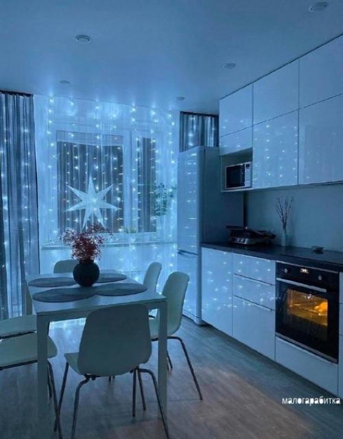 Белоснежный интерьер. В современном стиле. 01