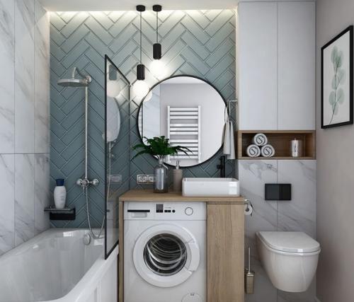 Интерьер однокомнатной квартиры площадью 32 кв. 07