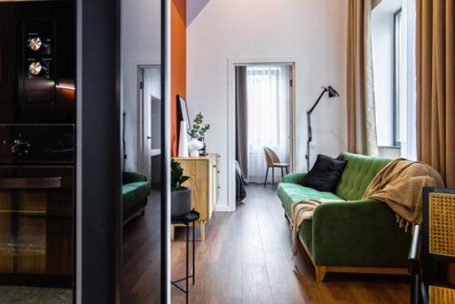 Интерьер однокомнатных апартаментов 37 кв. 06