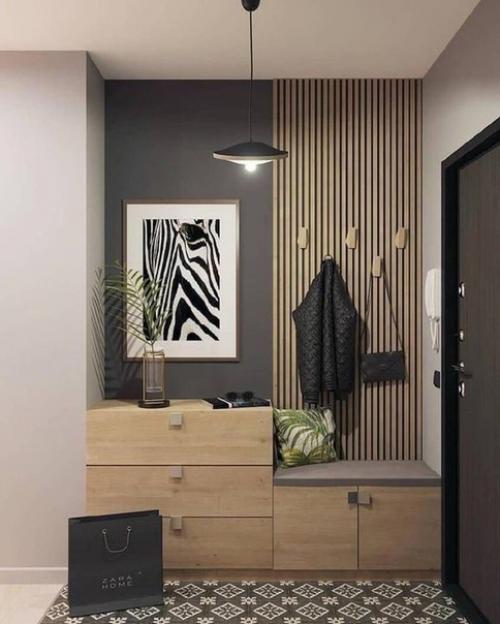 Несколько вариантов оформления прихожей. 02