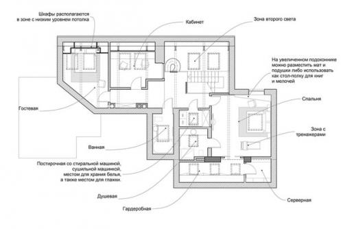Часть 3. двухуровневая квартира с Горкой в Харькове от студии KI Design. 07