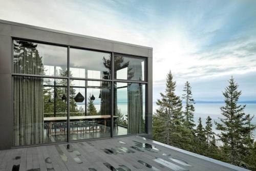 Дом наоборот: интерьер, ориентированный на ландшафт. 01