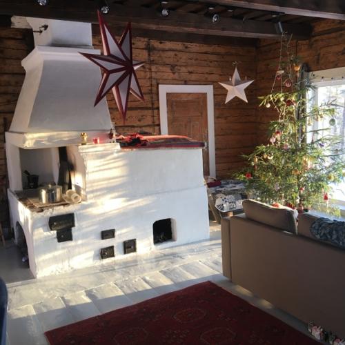 Новый год в старом фермерском финском доме 1900 года постройки. 04