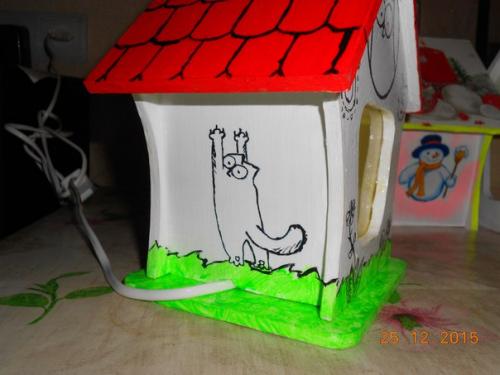 Деревянные светильники, авторской ручной работы, расписанные акриловыми красками, изготовленные из материалов безвредных для здоровья. 02