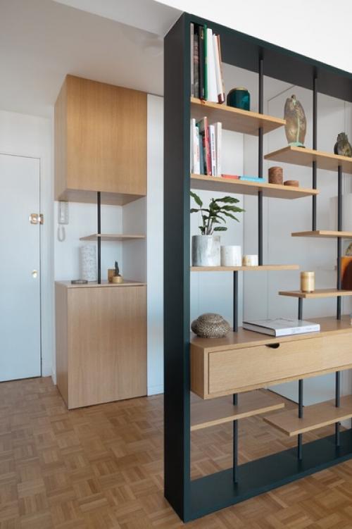 Простой и лаконичный дизайн интерьера кухни/гостиной на черноморском побережье. 09