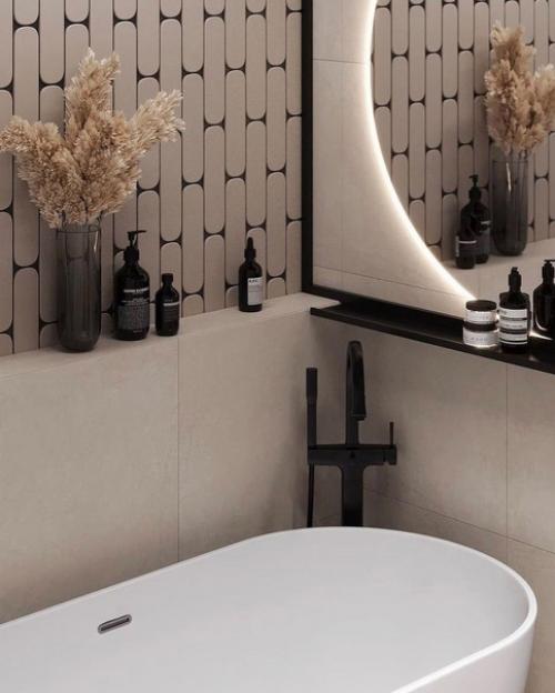 Интерьер ванной комнаты. 02