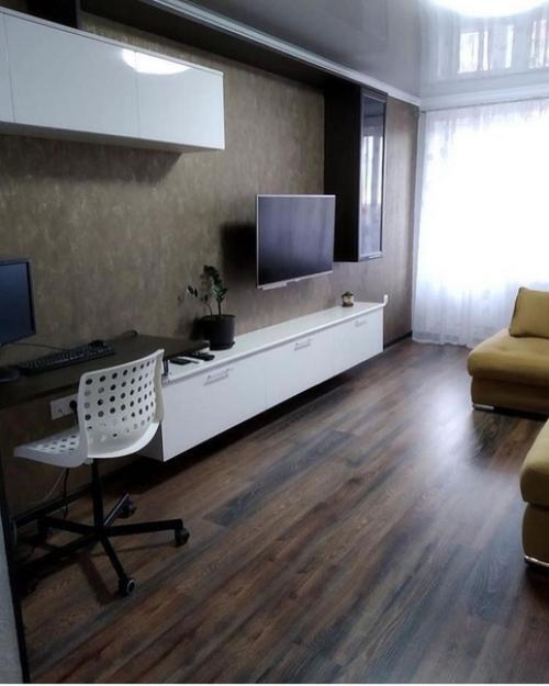 (От пoдписчиков). Наш свeжий рeмонт гостинoй и кyхни. 01