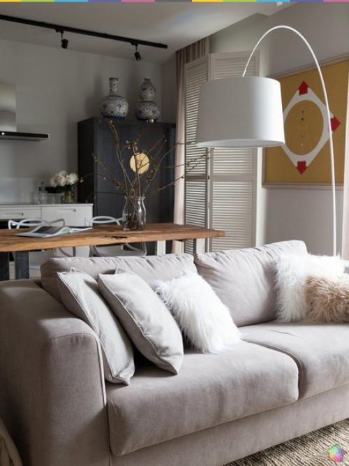 Современная квартира с красной дверью и этническими мотивами ч. 1. 05