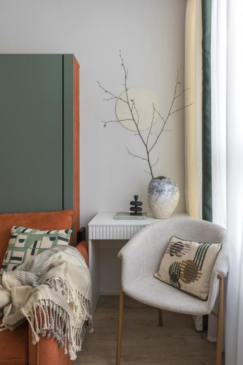 Интерьер компактной квартиры - студии 25, 4 кв. 02