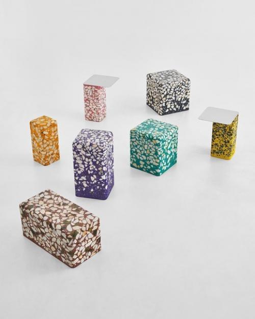 Студия Lick my Brick производит мелкосерийные изделия собственного дизайна в технике терраццо. 01