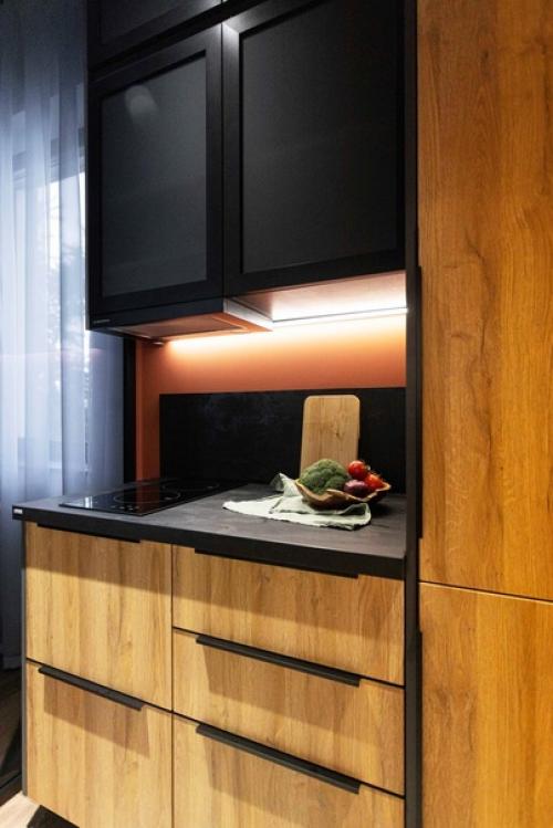 Интерьер однокомнатных апартаментов 37 кв. 04