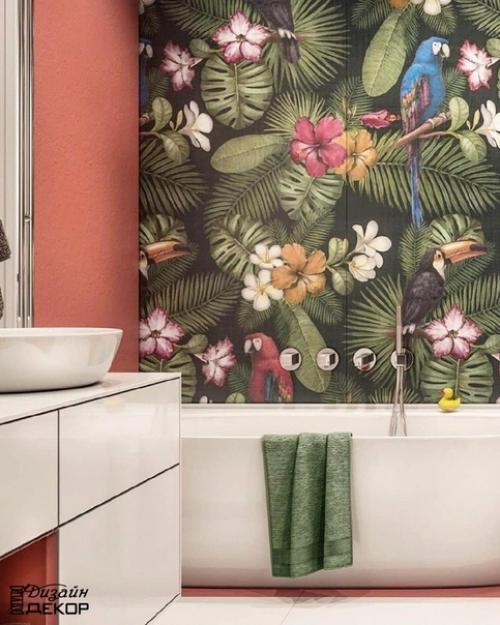 Дизайн - проект яркого санузла. 03