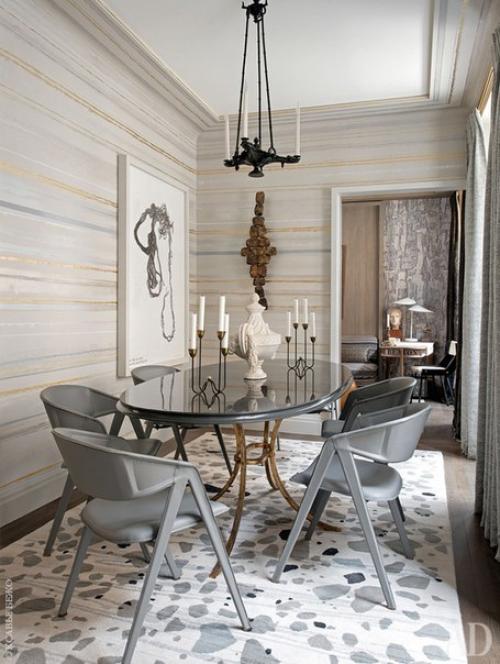 Дизайн статья.  Журнал AD опубликовал статью, позволяющую обывателю заглянуть в домашнее гнездышко известного французского декоратора. 01