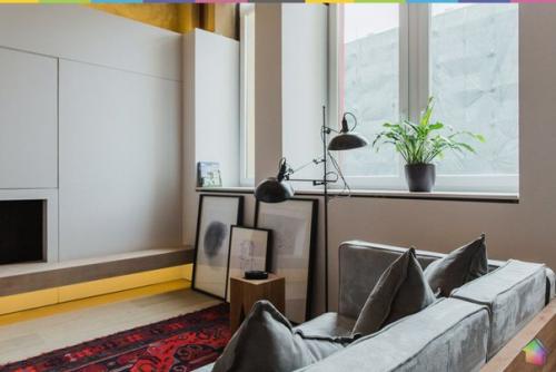 Двухэтажный лофт на Рижской с дагестанскими коврами ч. 1. 03