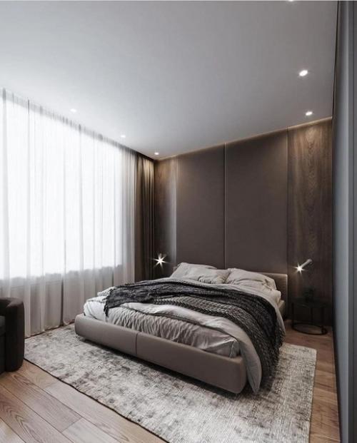 Дизайн проект квартиры с преобладанием чёрного цвета. 02