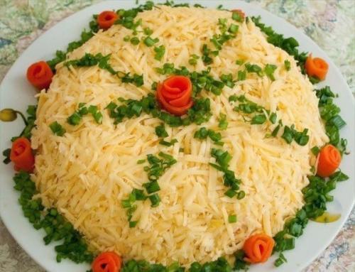 Сытные сырные салатики: топ - 9 рецептов. 08