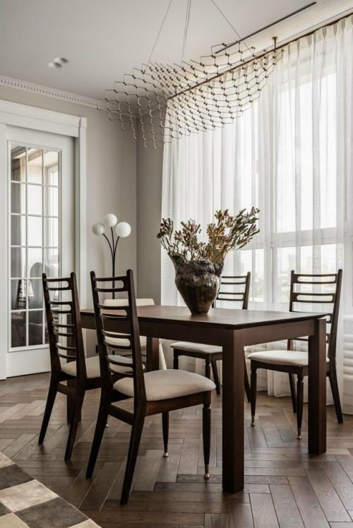 Реализованный интерьер квартиры, площадью 115 кв. 01