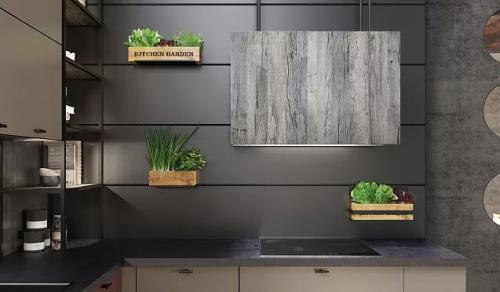 Кухни модерн кухня Ханна блэк лофт. 02