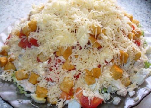 Сытные сырные салатики: топ - 9 рецептов. 04