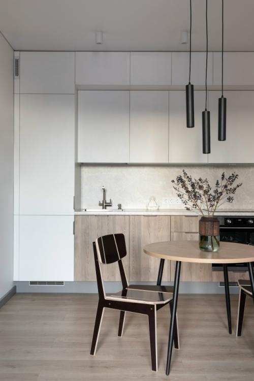 Современный интерьер однокомнатной квартиры 46, 2 м 2 (49, 7 м 2 с лоджией) в ЖК Modum в Санкт-петербурге. 04