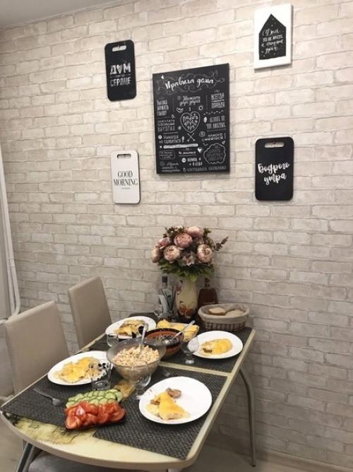 Недорогой ремонт кухни совмещенной с балконом. 02