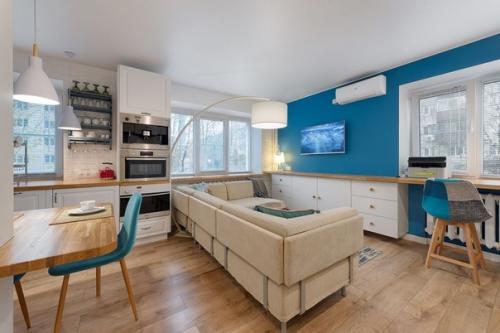 Стильный интерьер квартиры площадью всего 29 кв. 07