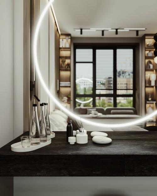 Дизайн проект спальни для молодой семьи. 01