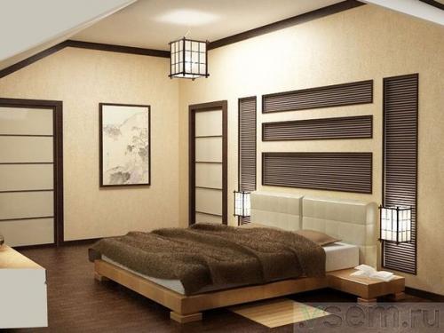 Спокойный и гармоничный японский интерьер. 04