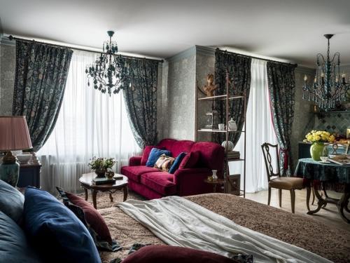 Интерьер квартиры - студии 42 кв. 03