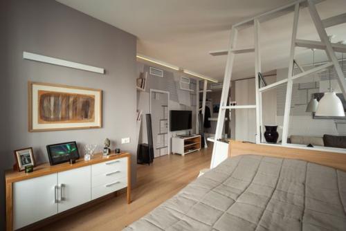 Современная квартира для молодого человека в Петербурге. 02