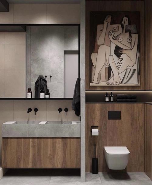 Интерьер ванной комнаты. 03