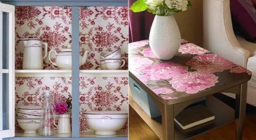 Остатки обоев.  10 вариантов применения в декоре. 01