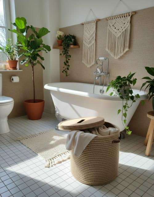 Джутовая корзина - это про тепло и уют в вашем доме.

