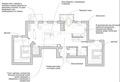 Часть 3. двухуровневая квартира с Горкой в Харькове от студии KI Design. 08