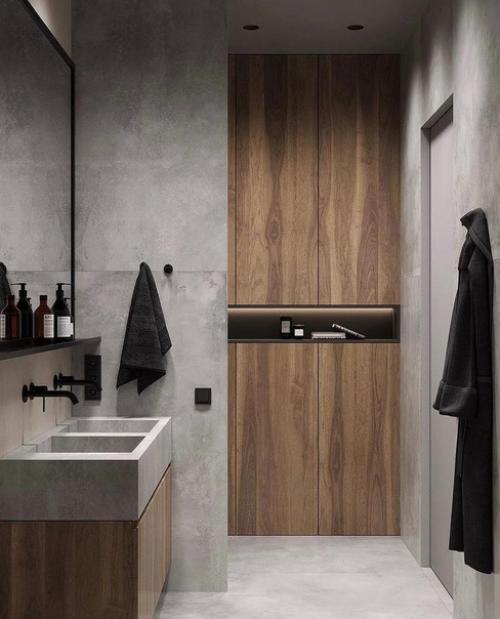 Интерьер ванной комнаты. 07