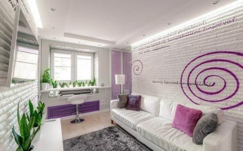 Небольшая квартира для девушки площадью всего 20 кв. 03